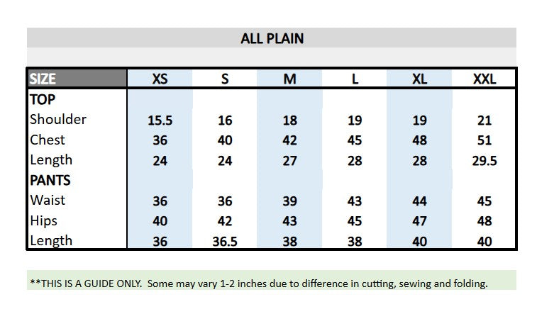 Plain Scrub Suit Top & Pants Set (Caribbean Blue)